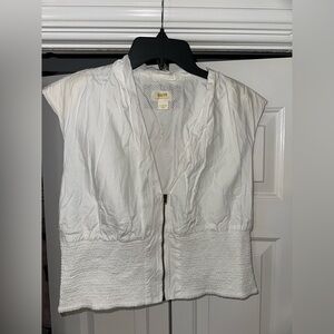 Anthropologie Maeve White Top